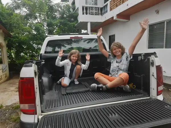 Pickup Camper without Rooftop tent back view