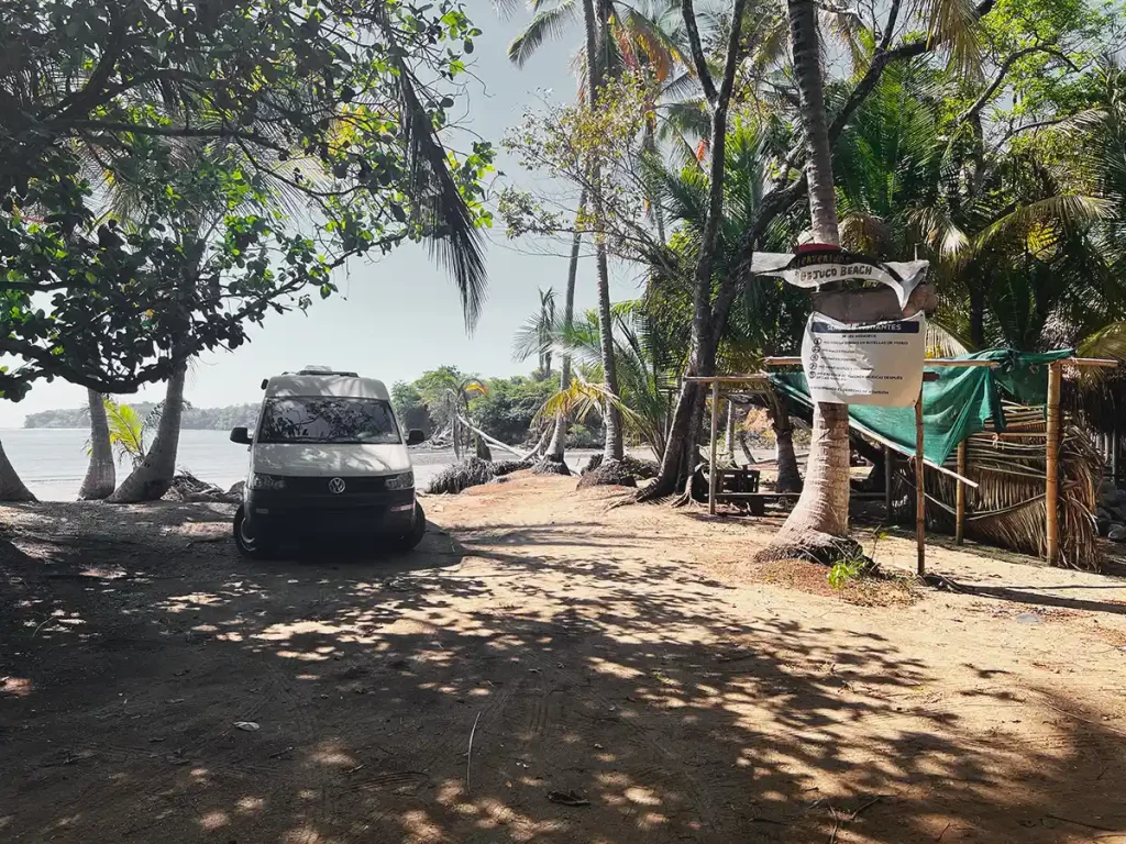 Wild camping in Panama is allowed